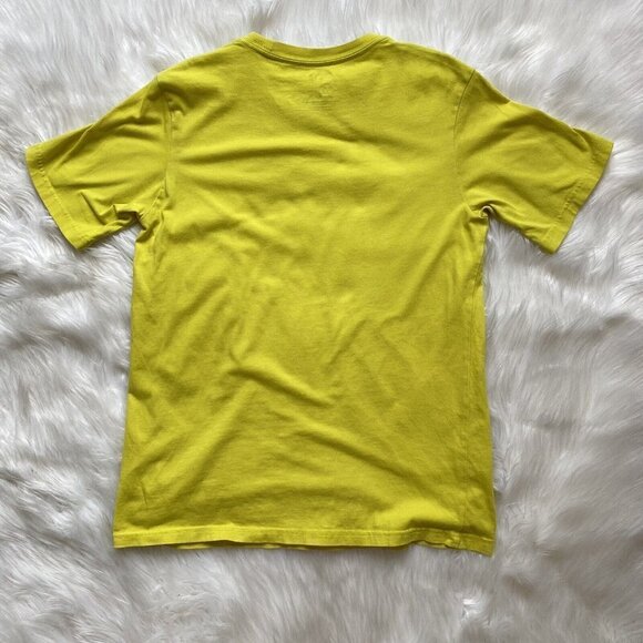 Nike Boys Tee Shirt Short Sleeves Boys XL Yellow Spellout - Picture 4 of 7